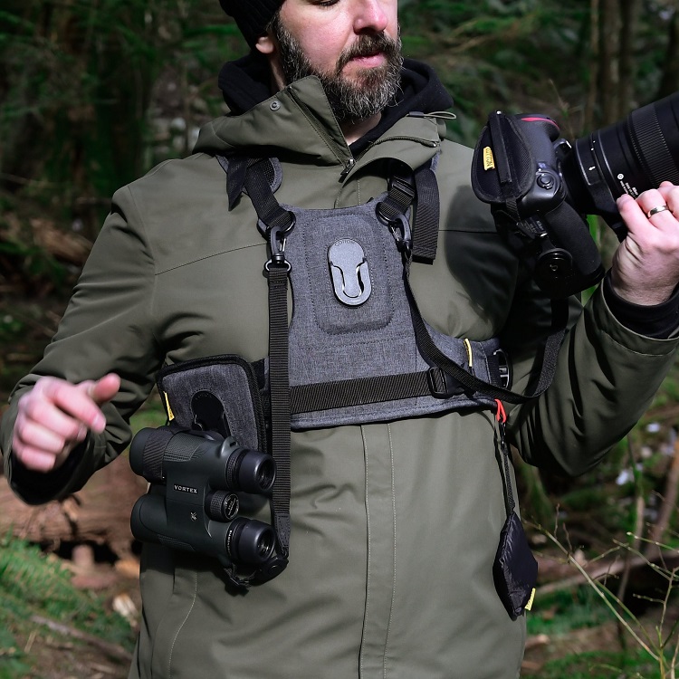 camera and binocular harness