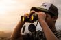 man with binocular