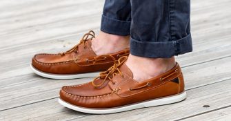 Brighton Boat Shoes Cognac
