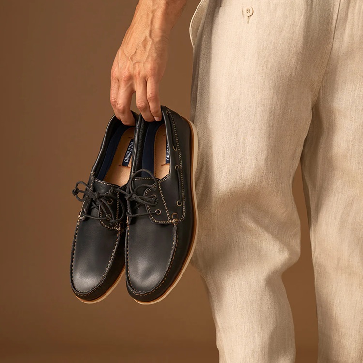 Byron Boat Shoes Navy