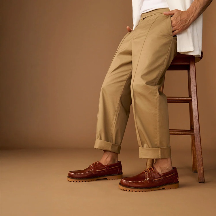 Peak Boat Shoes Cognac