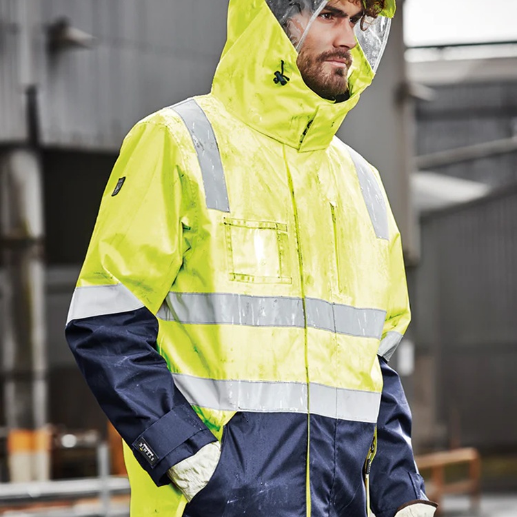 King Gee K55200 Originals Waterproof Hi-Vis Reflective Lightweight Jacket