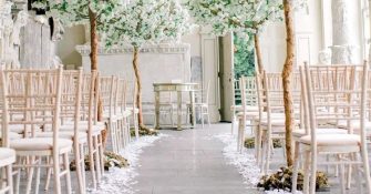 wedding aisle decor