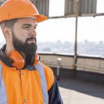 man on work with hi vis shirt