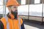 man on work with hi vis shirt