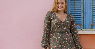 woman wearing sundress