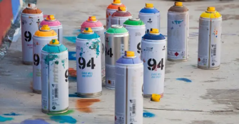 spray cans