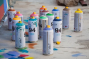 spray cans