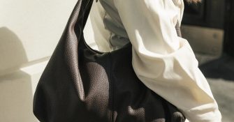 woman with a shoulder bag